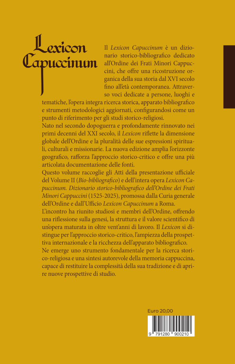 Il Lexicon Capuccinum
