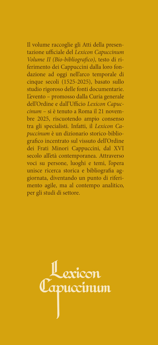 Il Lexicon Capuccinum
