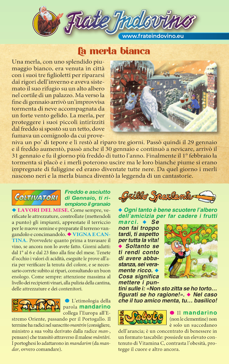 2027 - Calendario da tavolo Il Cantastorie